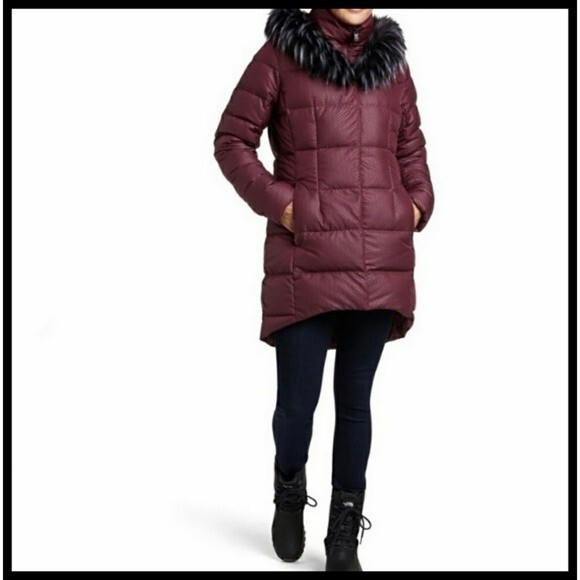 NWT The North Face 550 Down Fill Puffer Zipper Parka Coat Faux Fur Hood XS NEW - Picture 16 of 16